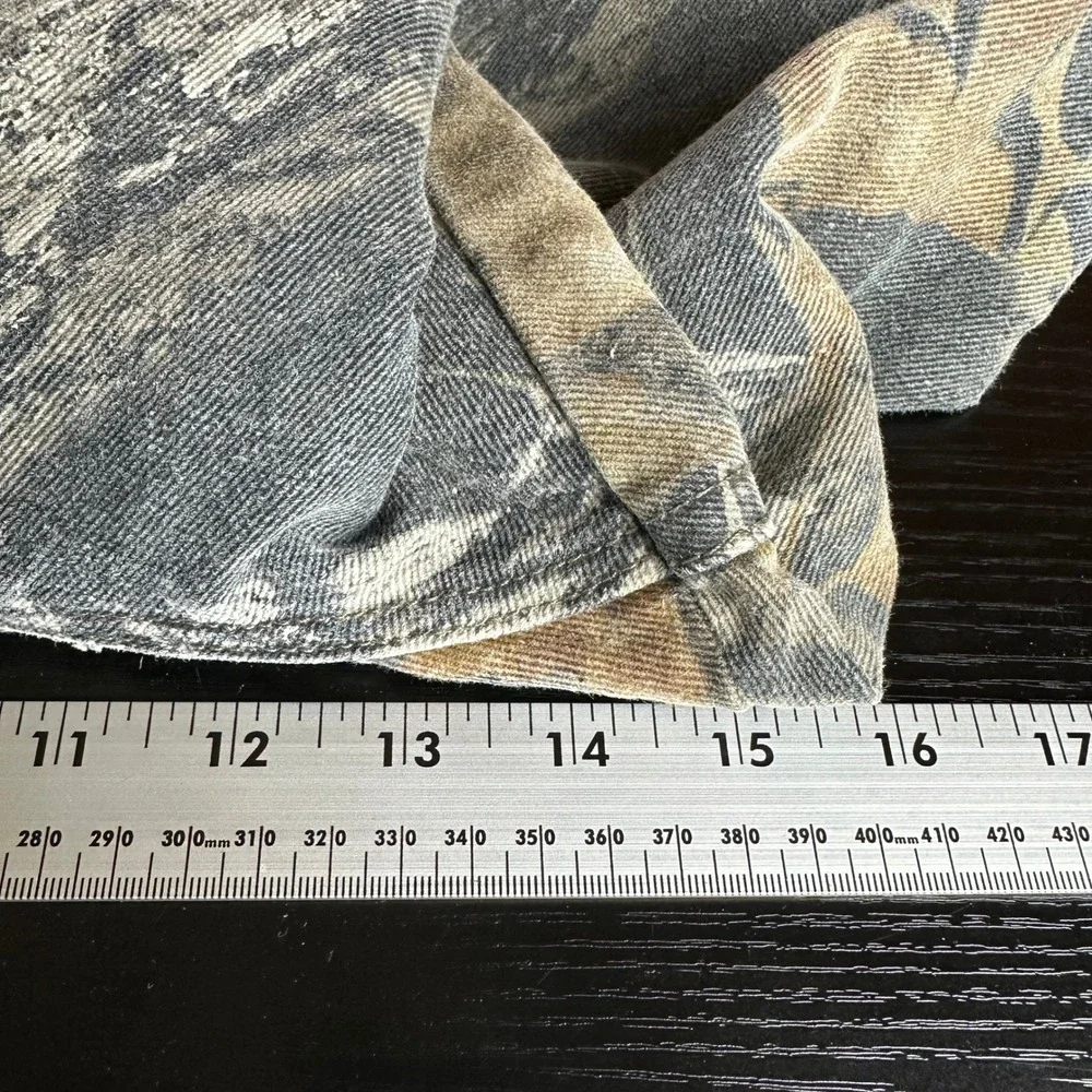 Wrangler Authentic Jeans 42x30 Mossy Oak Camo Straight Leg Double Knee 97GR1MO - Picture 10 of 12